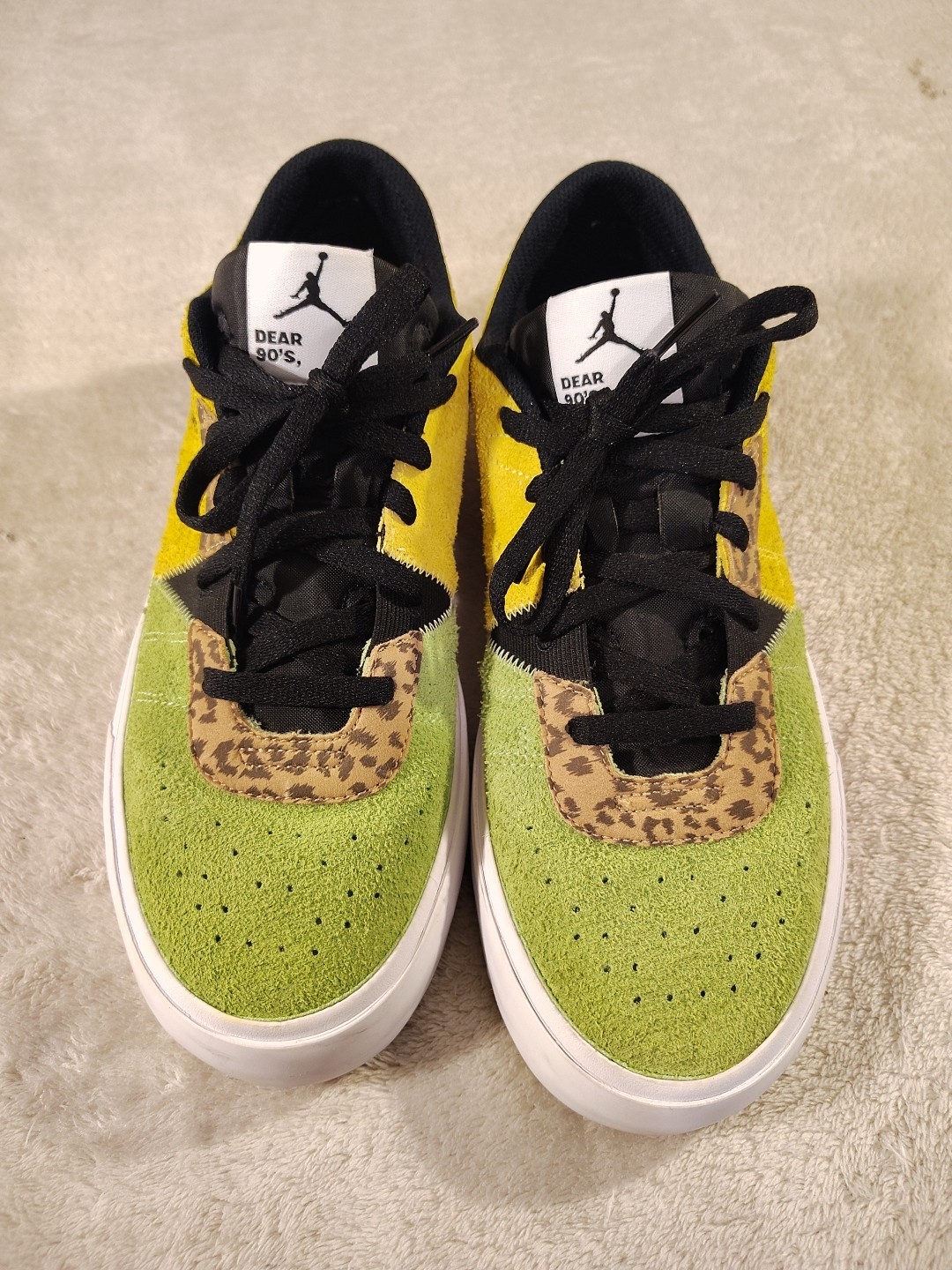 VTG Nike Jordan Mens 9.5 Series .03 Dear 90's Low Top SUEDE DJ0420-700 Key Lime thumbnail 5