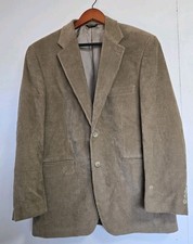 Chaps Ralph Lauren Blazer Mens 40R Tan Corduroy Sport Coat Suit Jacket