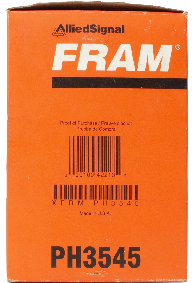 FRAM Replacement Oil Filter Fits 2004-09 Chevrolet T6500 T7500 T8500 Part PH3545 - Image 4 of 4