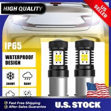 2x AUXITO 1156 BA15S 7506 P21W LED Reverse Light Backup Bulb White Parking DRL