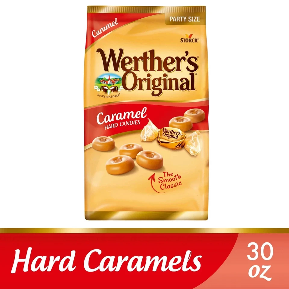 Werther's 原装硬焦糖糖果,30 盎司 — 第 2/4 张图片