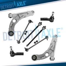 FWD Front Lower Control Arms Sway Bars Tie Rods Kit for 2014-2018 Jeep Cherokee