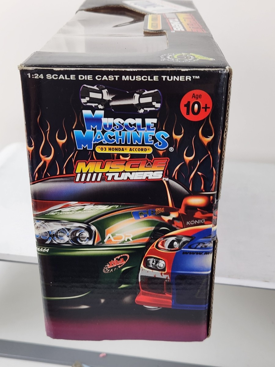 希少 1:24 '03 HONDA ACCORD マッスルマシーン 03 Honda Accord 1:24 RARE RARE FIND LOOSE NEW Muscle