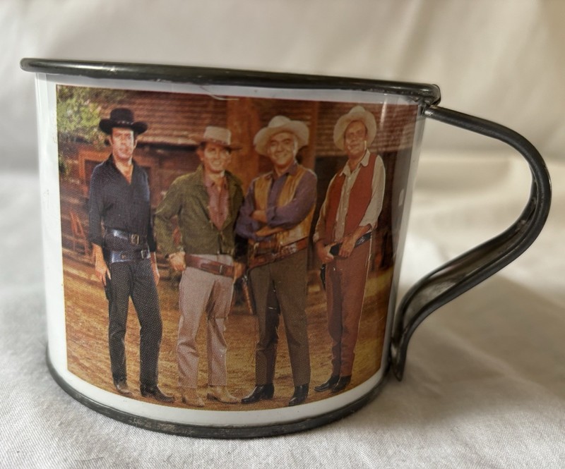 Vintage Bonanza Ponderosa, Nevada  Tin Cup Collectible