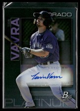 Terrin Vavra 2020 Bowman Platinum #TOP-68 automático Colorado Rockies