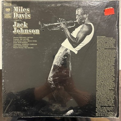 Miles Davis - A Tribute To Jack Johnson LP - Columbia [KC 30455] SHRINK (EX/NM)