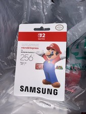 Switch 2 Accessory: Samsung microSD Express Memory Card 256GB New 