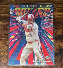 Topps Chrome Update Series 2025 Mike Trout Power Players #PP-34 Baseball Card
