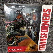 Transformers Age Extinction Leader Grimlock MISB Sealed DAMAGED BOX FACT SEALED