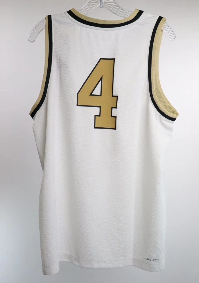 Men's Nike Dri-Fit #4 White Colorado Buffaloes Replica Basketball Jersey NWT - Image 4 of 4