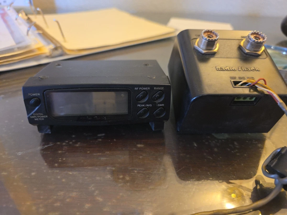 Compteur De Puissance SWR Radio Shack Modèle 21-524 D'occasion – Parfait Pour La Radio Amateur, Mesure Jusqu'à 2000 Watts