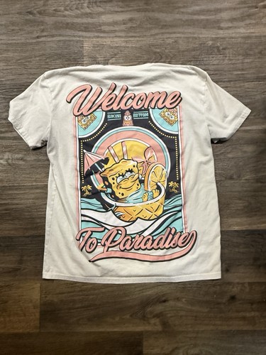 Rare SpongeBob T Shirt Size XL “Welcome To Paradise” -  Stephen Hillenburg