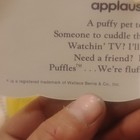 Vintage 1987 Applause Puffles OTTERGRAPH Plush Graduation Yellow Dragon Toy Tag — photo 8