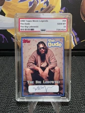 1998 Topps Movie Legends "The Dude" The Big Leboeski CUSTOM CARD! w/ Fascimile