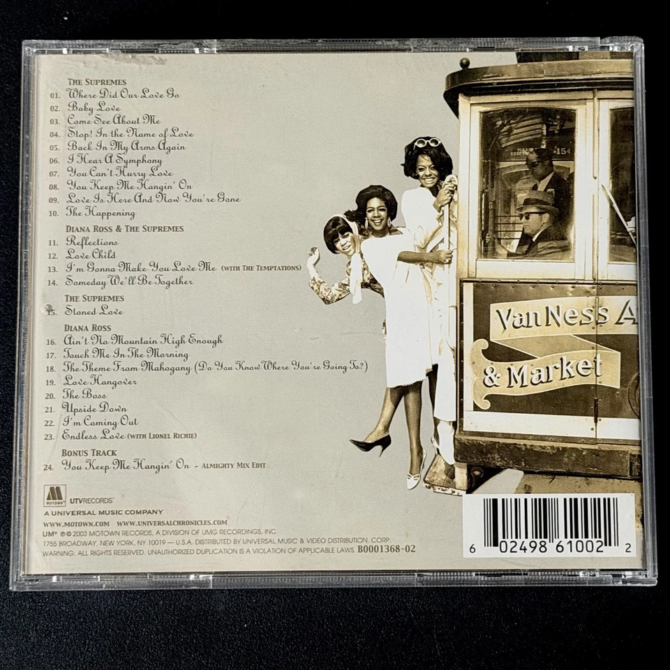 The #1's by Diana Ross & the Supremes (CD, Oct-2003, Motown) - Image 2 of 4