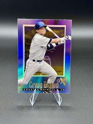 1997 EX 2000 #77 Craig Biggio HOF RARE ACETATE WINDOW HOLOFOIL BEAUTIFUL EX2000
