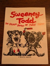 Angela Lansbury & Len Cariou  "Sweeney Todd"  Souvenir Program  1980 Sondheim