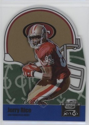 2022 Panini Contenders Optic Xs and Os Blue Prizm /99 Jerry Rice #XO-39 HOF 4f5