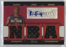 2006-07 Topps Triple Threads Relic Auto 16/36 Randy Foye #TTRA-91 Auto 0f8
