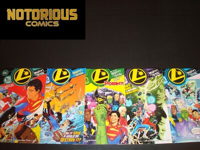 Legion of Super-Heroes 1 2 3 4 5 Complete Comic Lot Set DC Bendis EXCELSIOR BIN