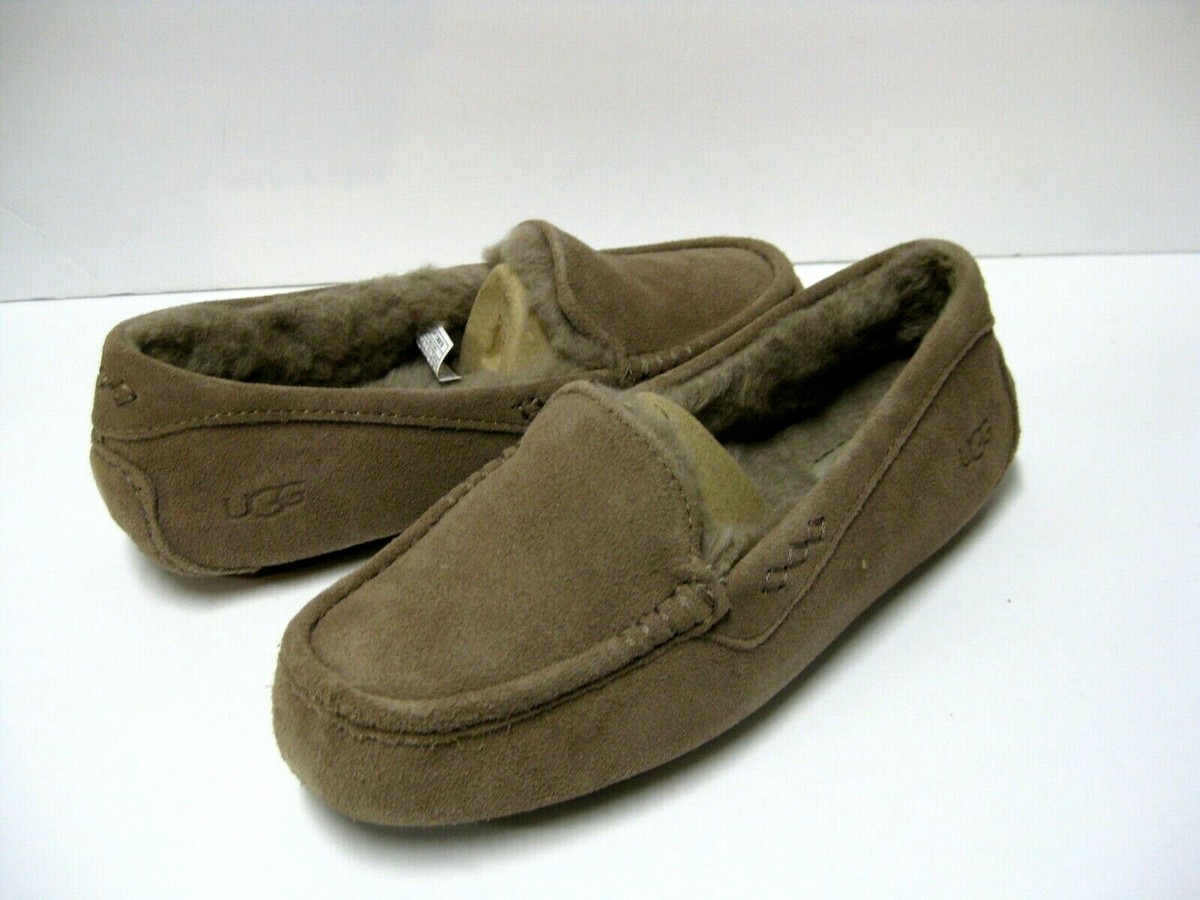 UGG ANSLEY WOMEN SLIPPER SUEDE CARIBOU US 7 /UK 5 /EU 38 /JP UGG ANSLEY WOMEN SLIPPER SUEDE CARIBOU US 7 /UK 5 /EU 38 /JP