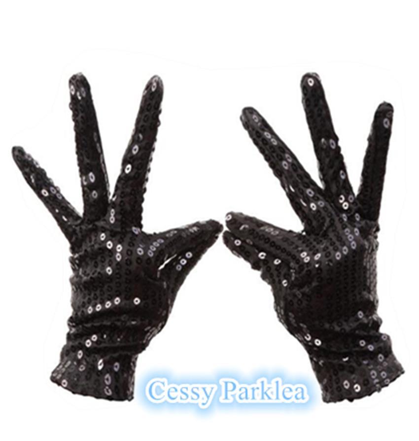 SN-F1-2 Michael Jackson Sequin Gloves Billy Jean King Of Pop