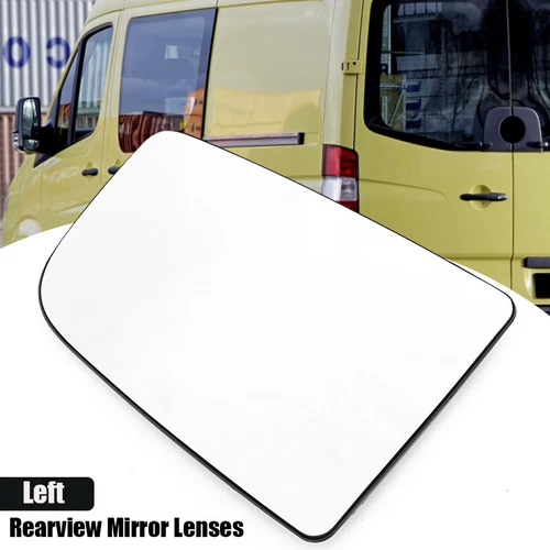 For Mercedes Sprinter Left Side Mirror Large Glass Heated W Backing 2007-2017
