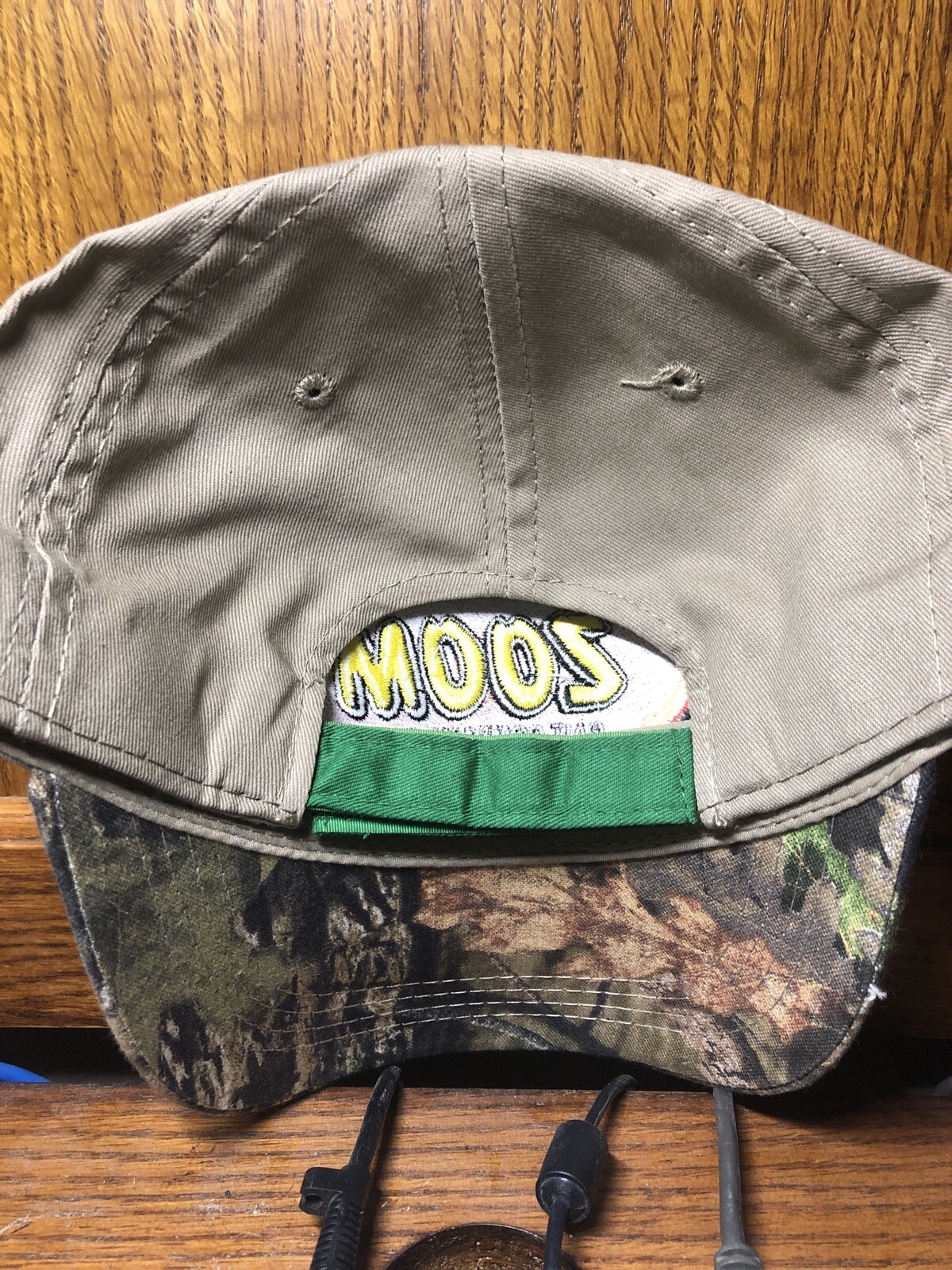 Zoom Bait Company Fishing Lure Camo Hat Adjustable Back Trucker Cap