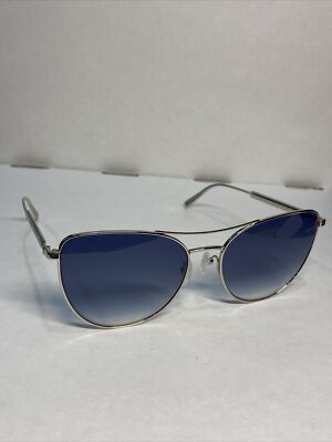 LONGCHAMP LO134S 715 58[]17 140 Silver Cat Eye Frames Blue  display picture 1