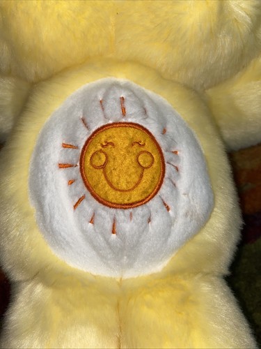 RARE! GUND Care Bear Yellow Sunshine, Funshine Bear, Good Condition Plush - Picture 5 of 12