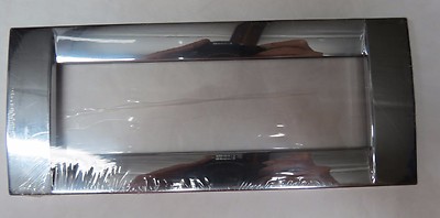VIMAR IDEA CLASSICA METAL CHROME 6M COVER PLATE 6 MODULE #16736.36