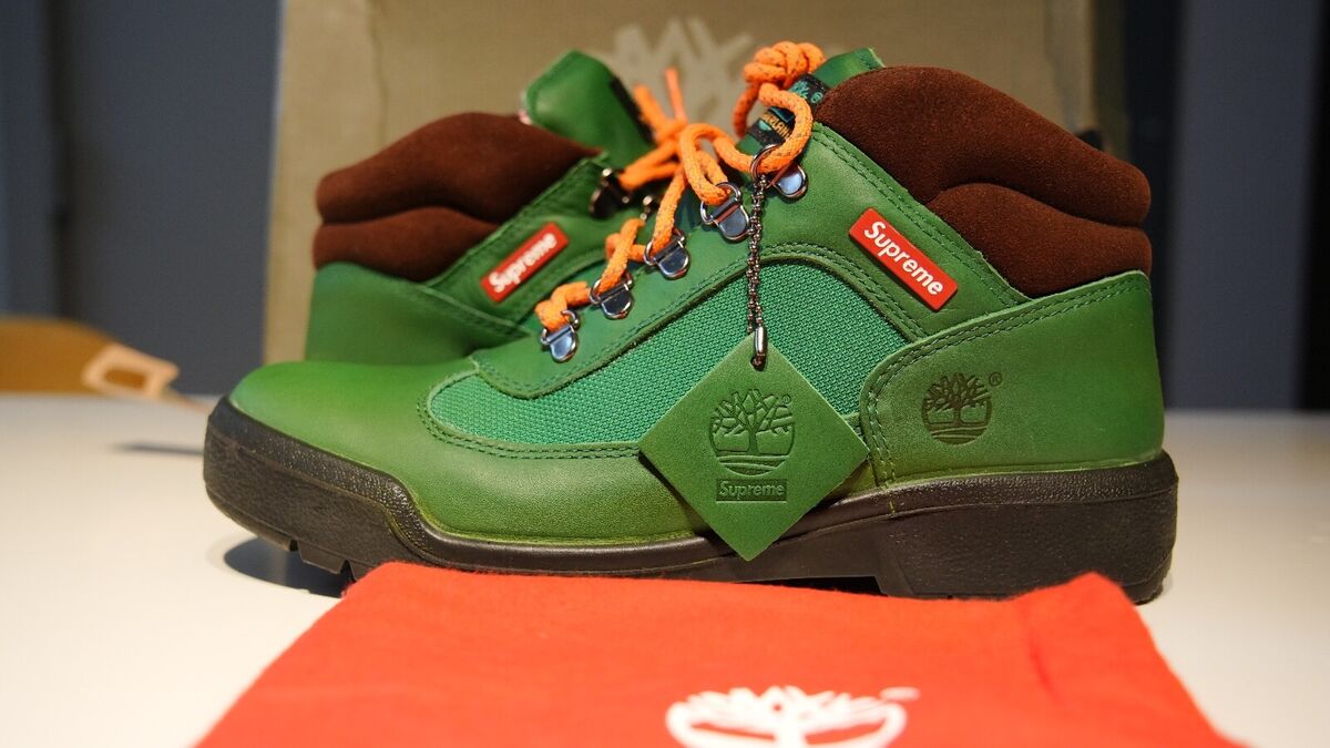 DS SUPREME TIMBERLAND FIELD BOOTS GREEN 8 | eBay DS SUPREME TIMBERLAND FIELD BOOTS GREEN 8 | eBay