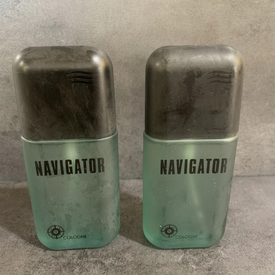 2 paquetes, Navigator Cologne Splash 1,7 oz. De canoa de Dana algunos arañazos Foto 2 de 3