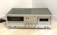 TEAC AD-RW900 Compact Disc Recorder Reverse Cassette Deck Working Used