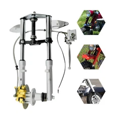 Front Fork Set With Disc Brake Assembly for Honda Z50 Monkey Bike Z50 Metal New