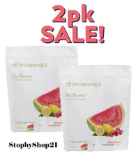 [2pk] Nu Skin NuSkin Pharmanex Nu Biome w/Caffeine Exp 09/2026 [NEW PACKAGING]