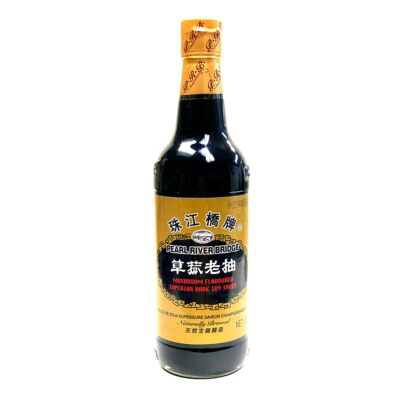 Pearl River Bridge Mushroom Superior Dark Soy Sauce Natural 16.9 fl.oz NEW