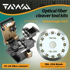 TAWAA FC-30 Fiber Optical Cleaver Fiber Cutter 48,000 Blade Life w/ Extra Blade 
