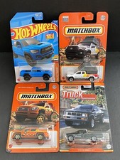CP Hot Wheels Matchbox Pickup Trucks Lot Of 4pcs PLEASE SEE PHOTOS AND DESC