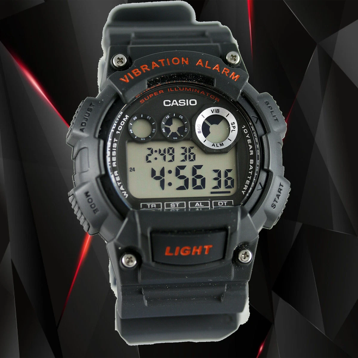 Casio vibration hotsell alarm watch