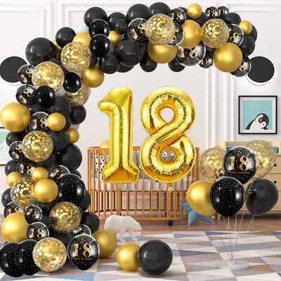 18. Geburtstag Deko Junge - Fotogirlande 'EINE LEGENDE SEIT 2007' Mit 18 Glitzerkarten