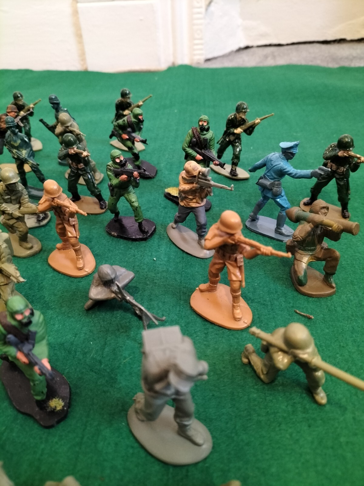 1 32 WW II plastic toy soldiers eBay
