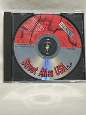 Delores Nashville Street Atlas USA 5.0 Mapa 1997 Windows PC CD Rzadki