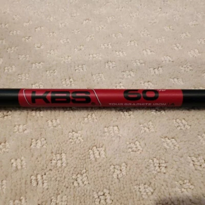 NEW Authentic KBS Tour Graphite 60 Iron Shafts Senior/A/Lite Flex .370 Tip