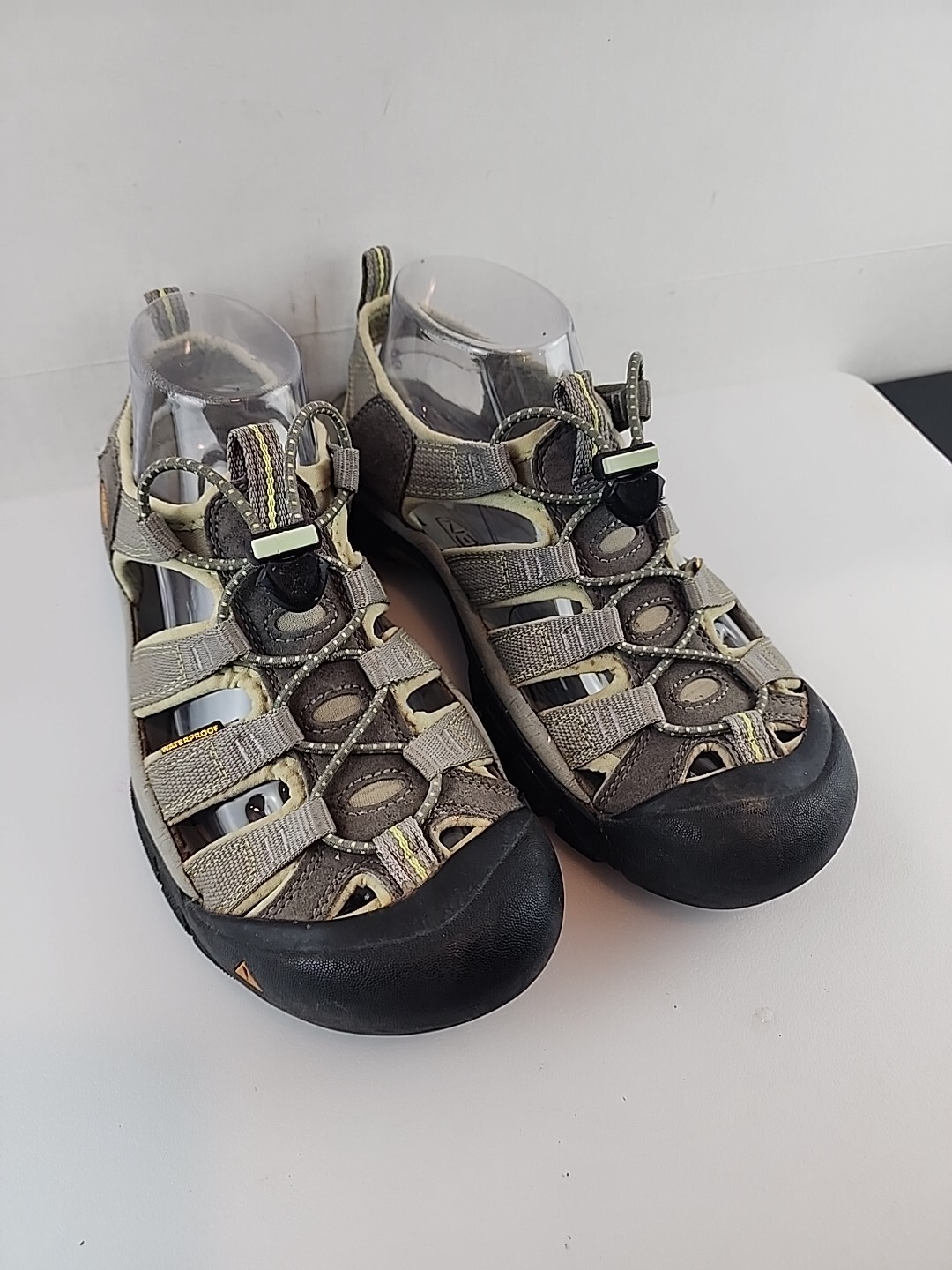 Keen Scarpe da Escursionismo Donna 8 5 Sandali Grigio Passeggio Trail Toe Proteggi