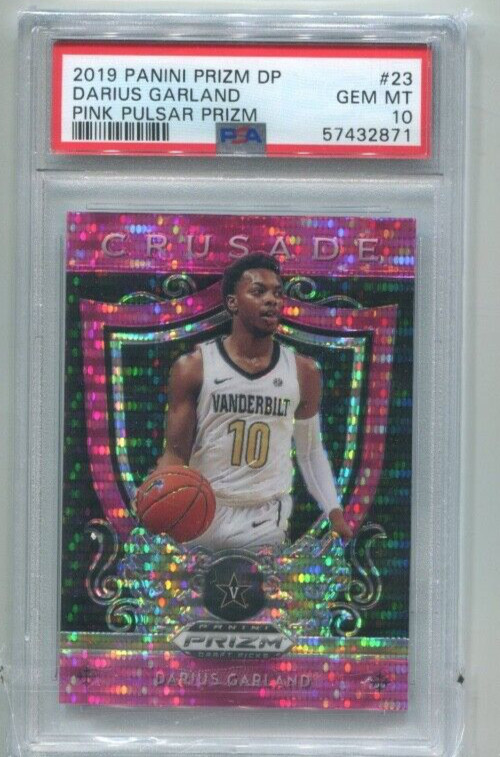 2019 Panini Prizm Draft - DARIUS GARLAND - Pink Pulsar Rookie #23 PSA 10 Pop 10