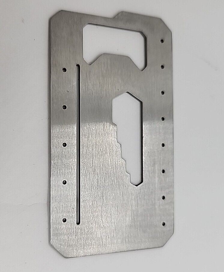 Ekster Stainless Steel 8-in-1 Tool Card Silver – Compact Multi-Tool