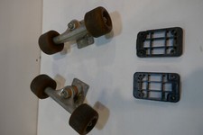 Vintage 1980's Variflex Skateboard Trucks, Original Variflex wheels, Spacers
