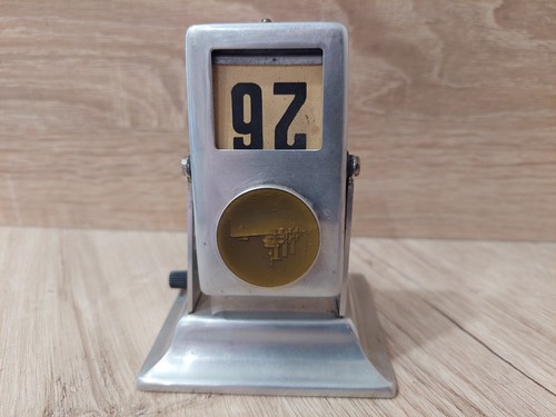 Soviet Vintage Metal Perpetual Desk Calendar Leningrad. Made in USSR. Original - Picture 14 of 24