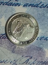 2016 1-1/2 OUNCE .9999 FINE**SILVER** CANADA WILD LIFE SERIES SNOW GYRFALCON